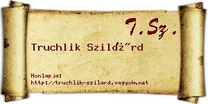 Truchlik Szilárd névjegykártya